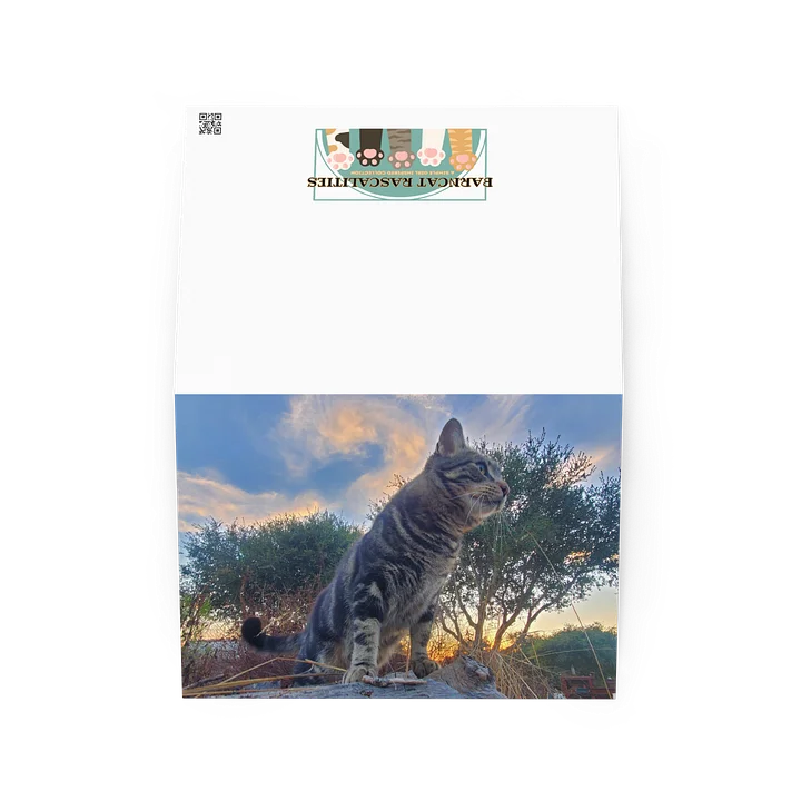 Purrsie's Golden Hour Greeting Card product image (2)