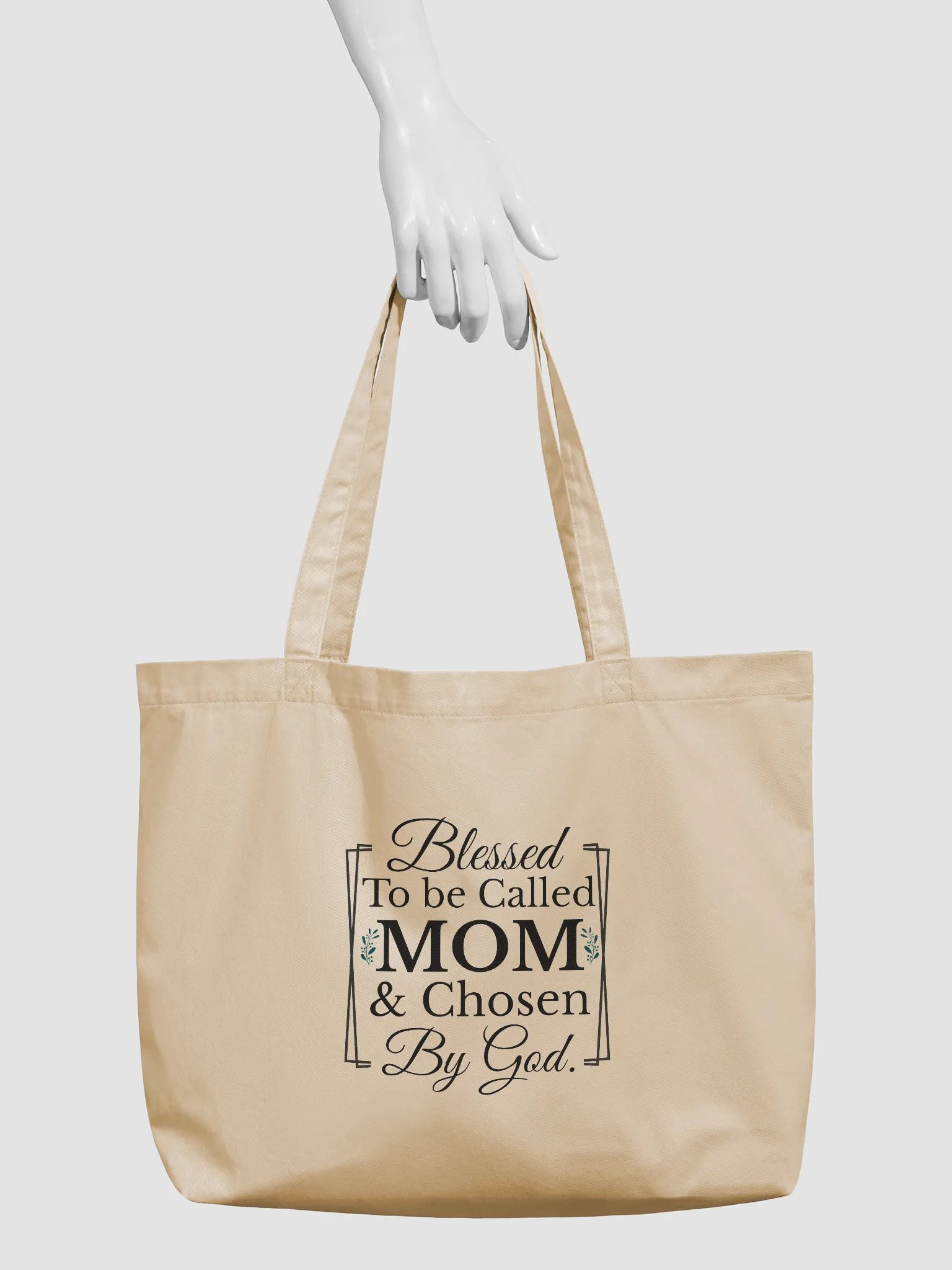 Chosen By God Mom, Eco Tote Bag product image (4)