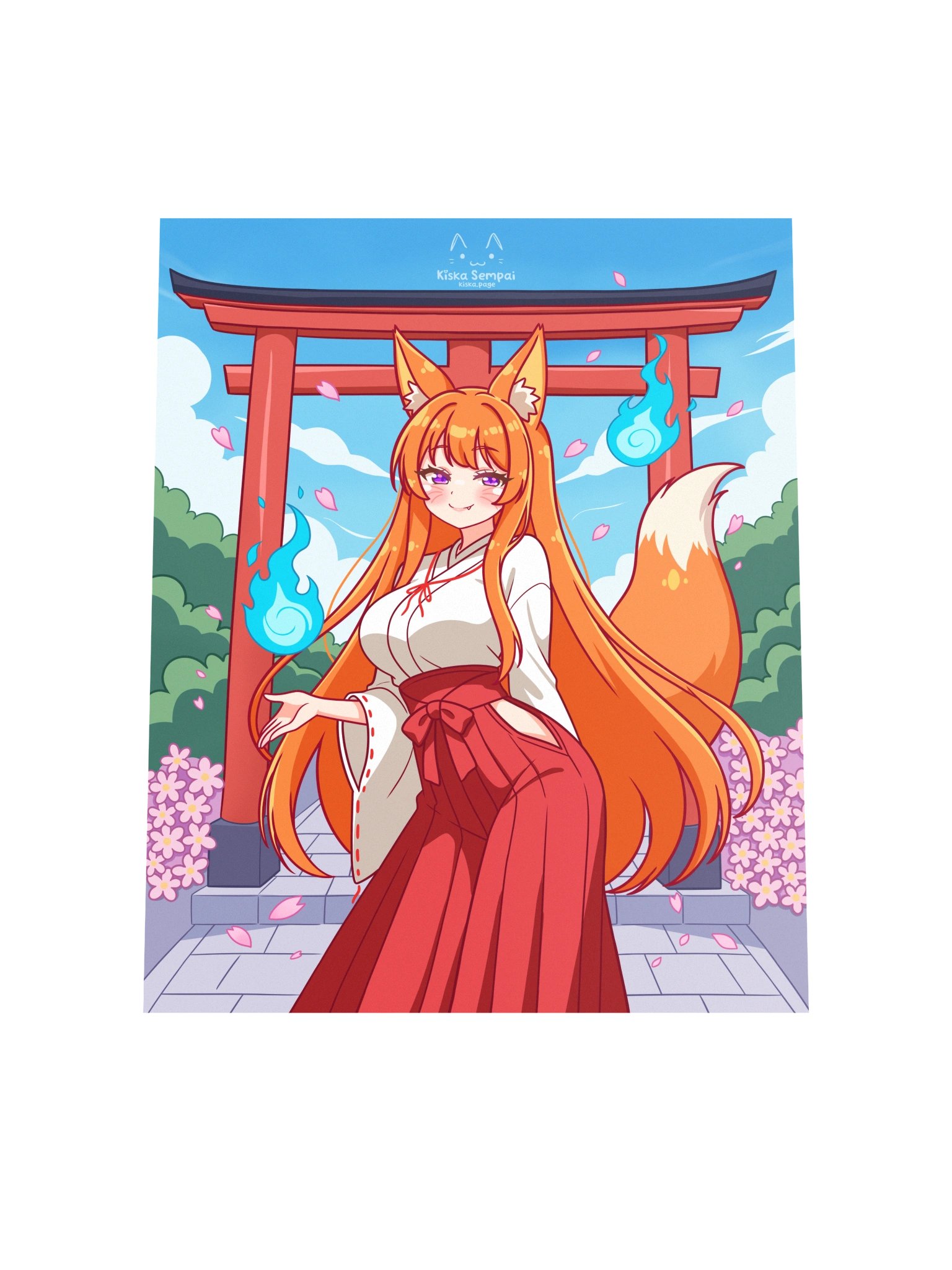 Shrine Maiden Konkon ☆ Wall Art product image (4)