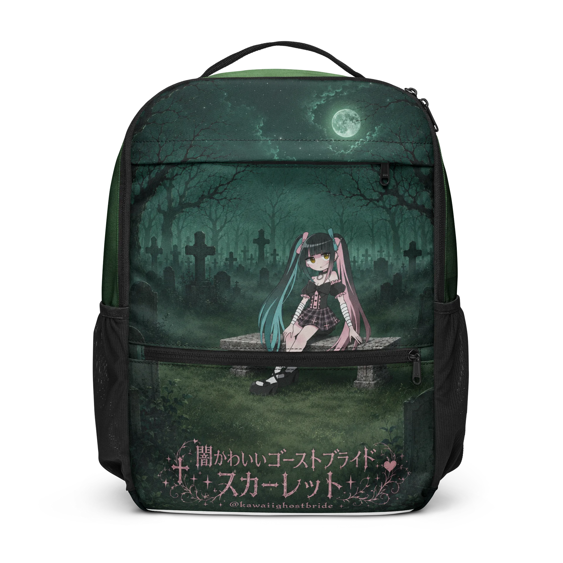 yami kawaii ghost bride scarlett backpack product image (1)