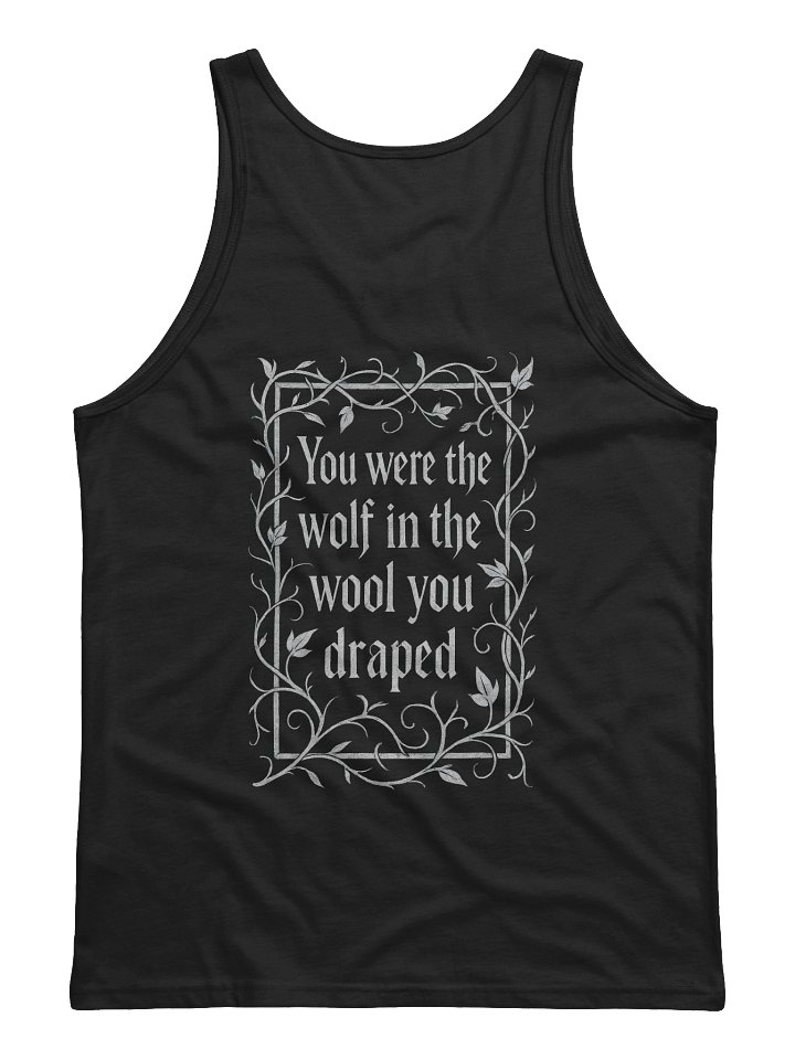 You Were The Wolf Lyric Tank Top product image (2)