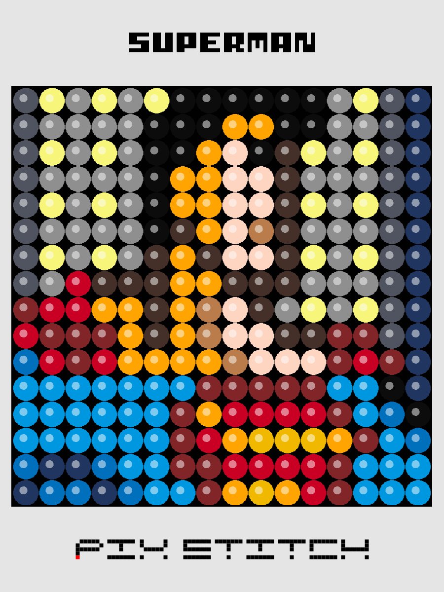 Superman Pixel Art product image (1)
