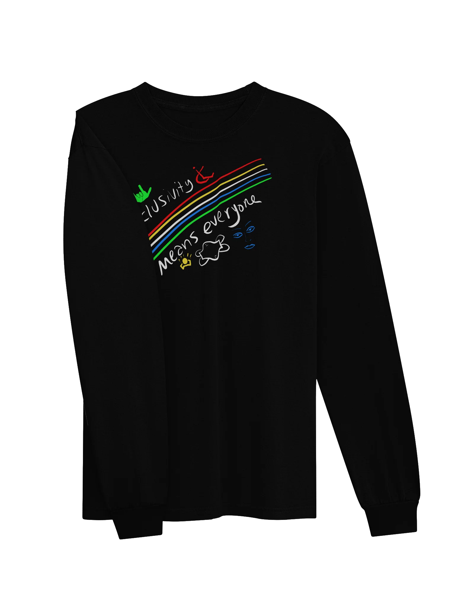 Inclusivity Means Everyone long sleeve tee product image (13)
