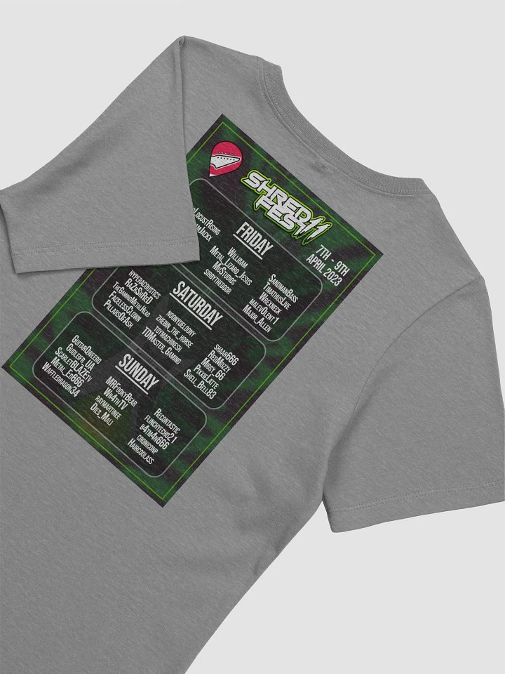Girly Fit Shredfest 11 Lineup Tee product image (1)