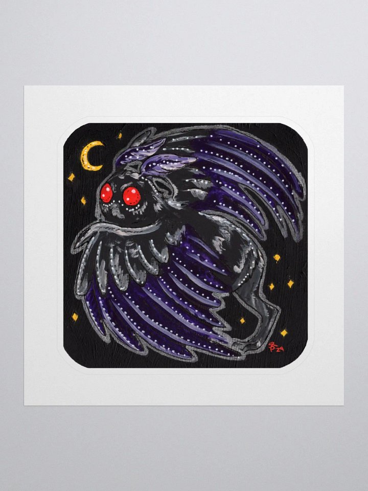 Mothman Kiss-Cut Vinyl Sticker product image (2)