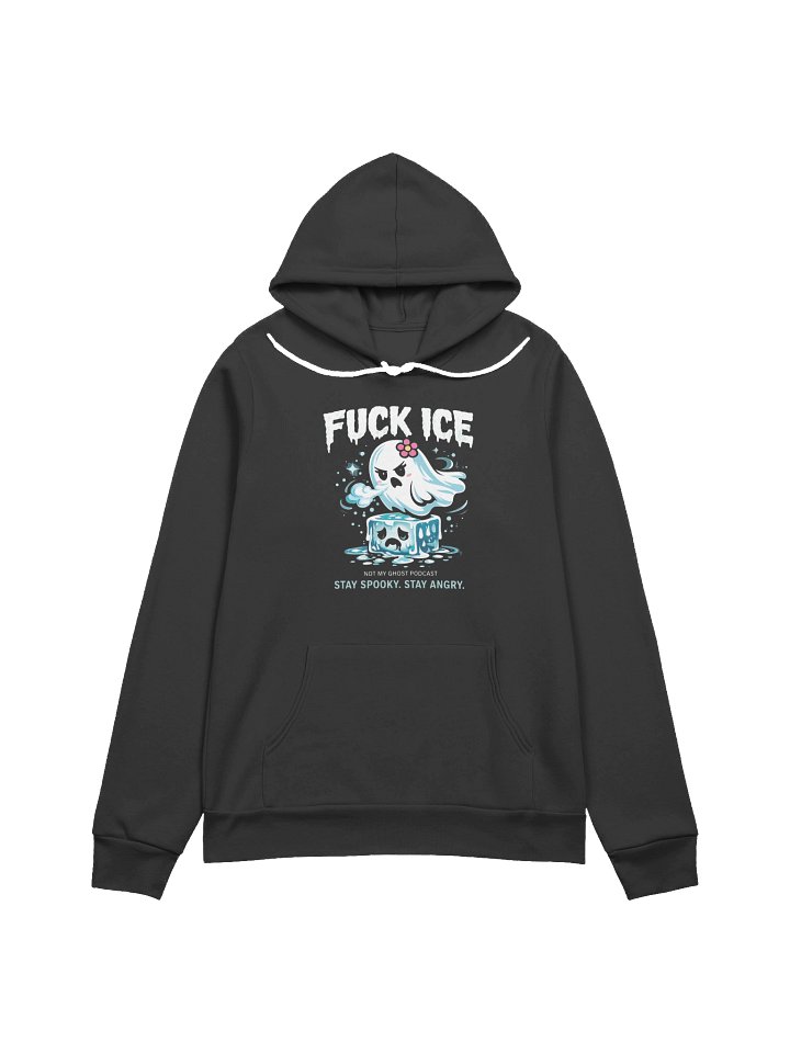 F*ck ICE: Stay Spooky, Stay Angry Hoodie (Lightweight) product image (1)