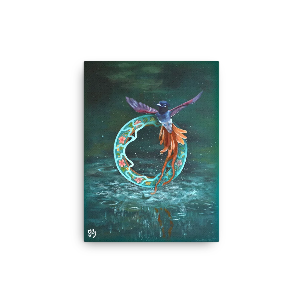 "Float/Flight (Yin/Yang)" - Thin Canvas Prints product image (3)