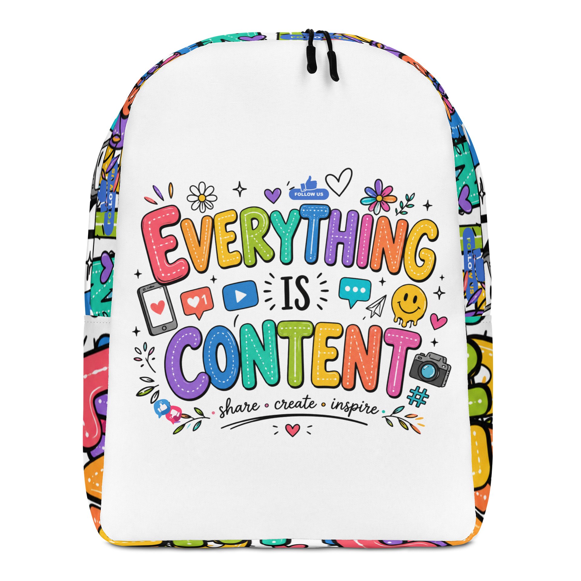 Everything Content Minimalist Backpack product image (1)