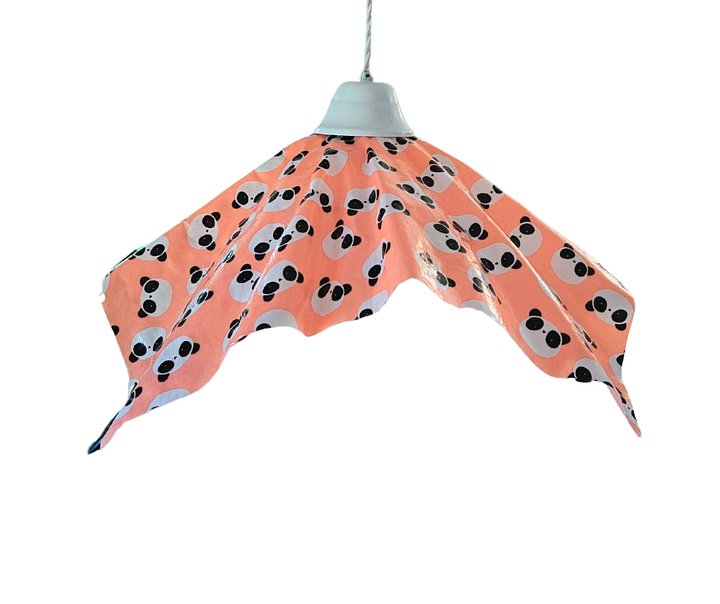 Peach Panda Pendant Light product image (1)