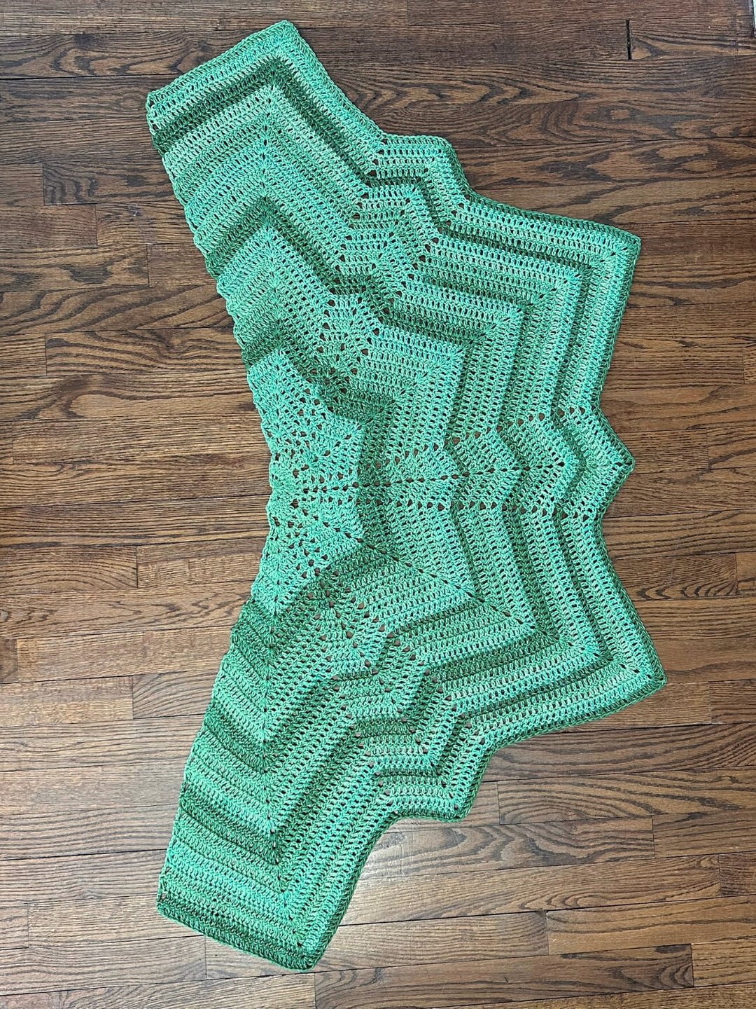 Transformation Shawl | Grief Ritual Shawl with Seven Ribbons product image (4)