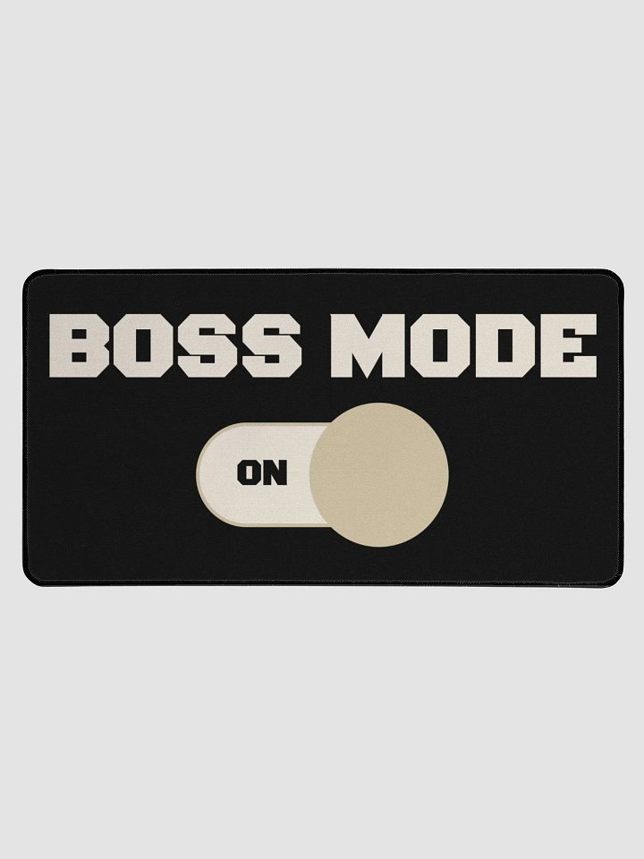 Boss Mode Desk Mat - Black product image (1)