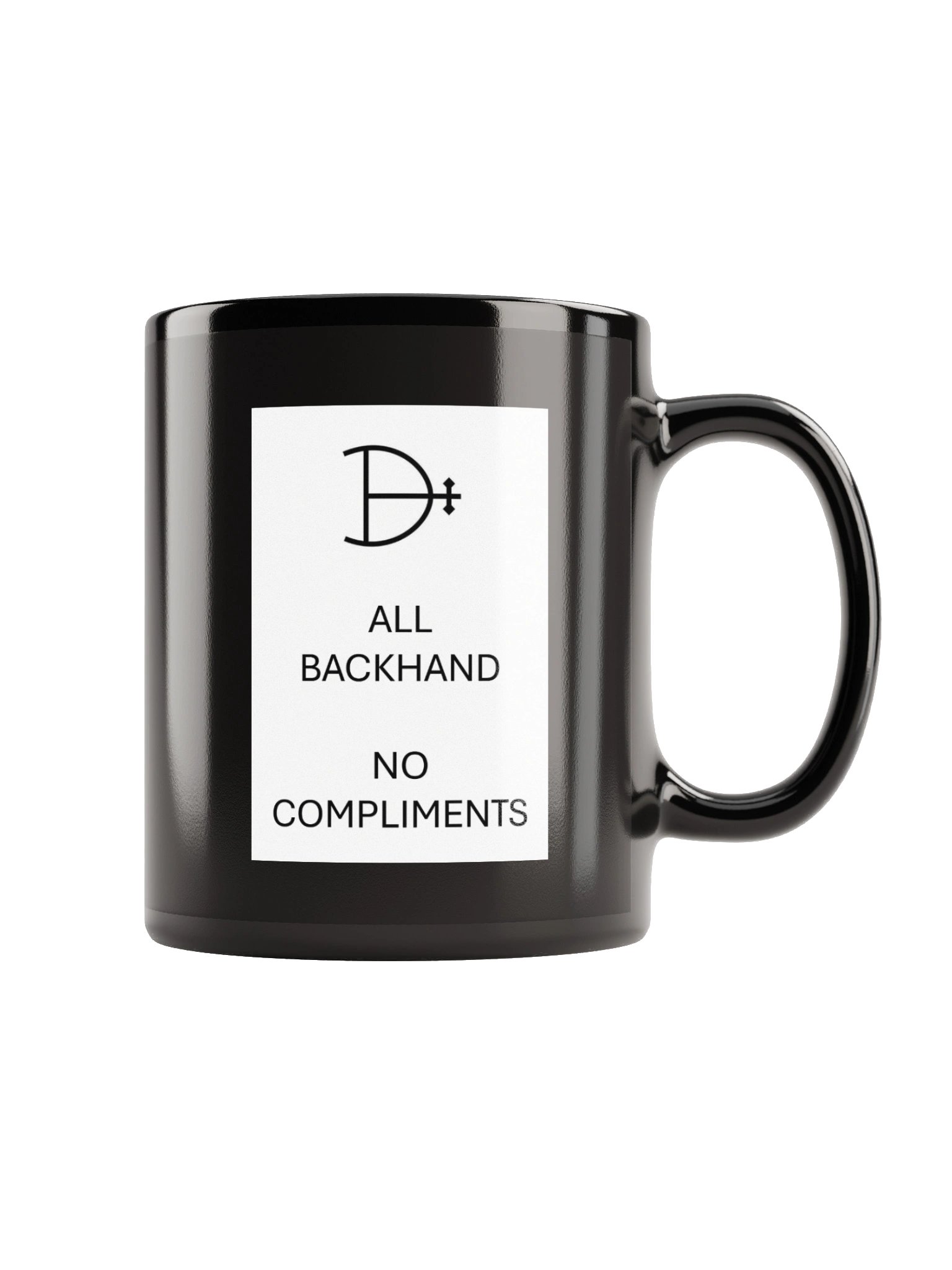 Backhand Mug Black product image (2)