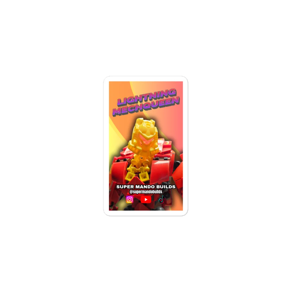Mechqueen Character Poster Sticker product image (1)