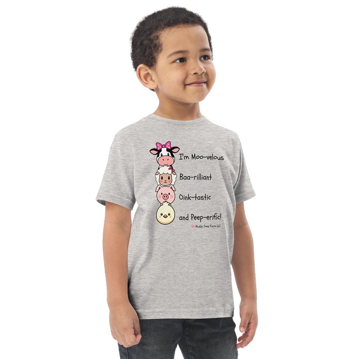Cute Animal Faces Toddler T-Shirt (2-6T) product image (2)
