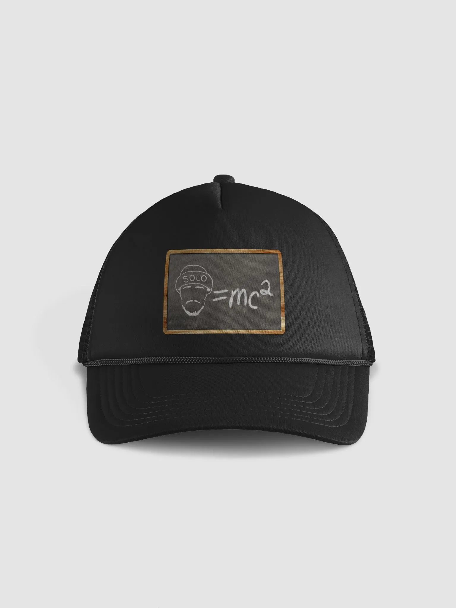 E=mc^2 Chalkboard Trucker Hat product image (1)
