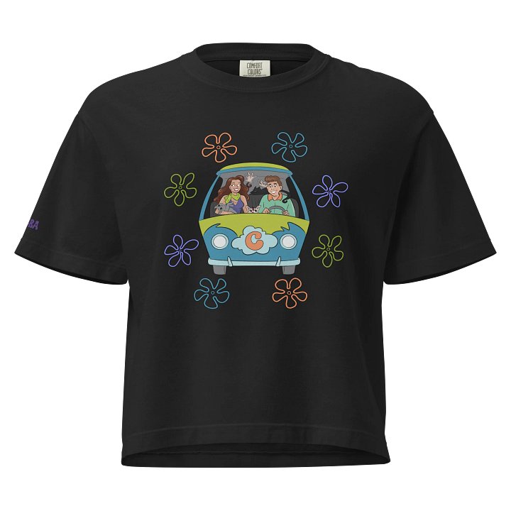 Flower Power Van Boxy Tee - Dark product image (1)