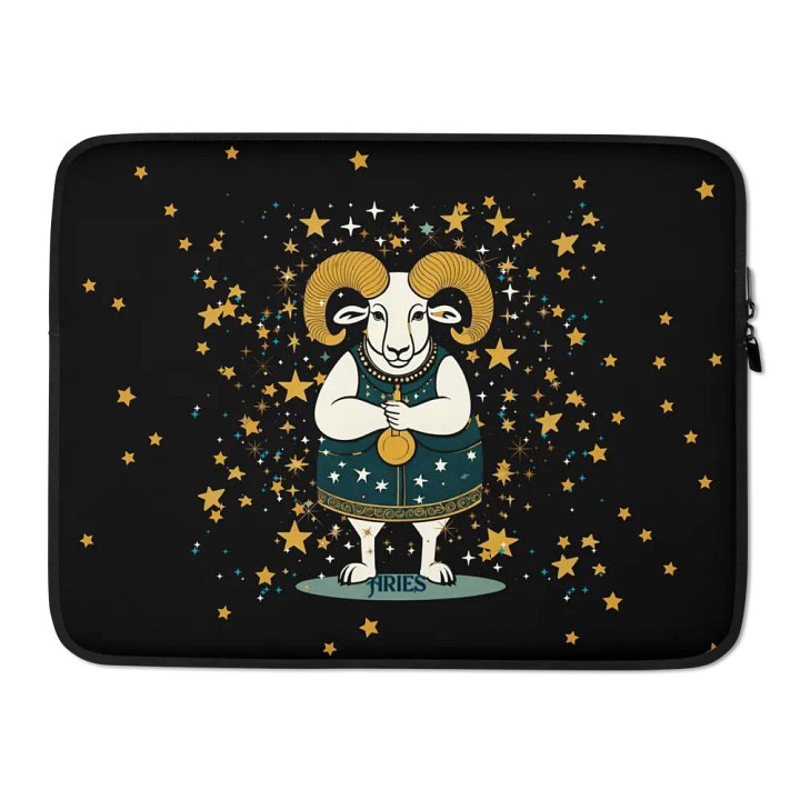Aries 2025, Adorable Ram, Laptop Sleeve product image (2)