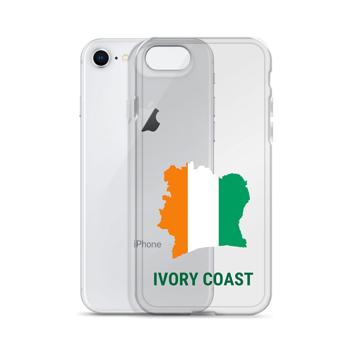Ivory Coast 2026 World Cup Flag iPhone Tough Case - Ivory Coast Soccer Phone Cover - Dual Layer Protective Case product image (2)