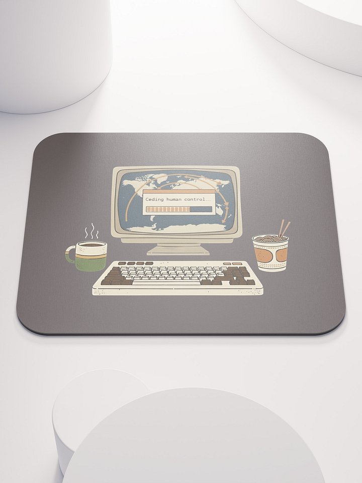 Ceding Human Control Mousepad product image (1)