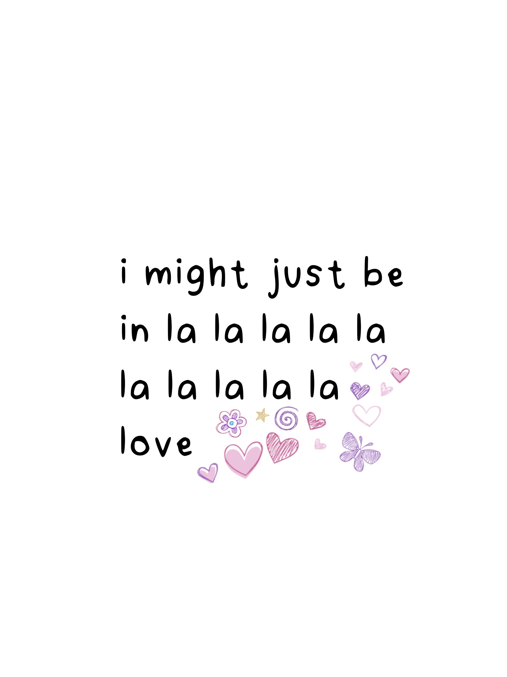 in la la la love sticker product image (1)