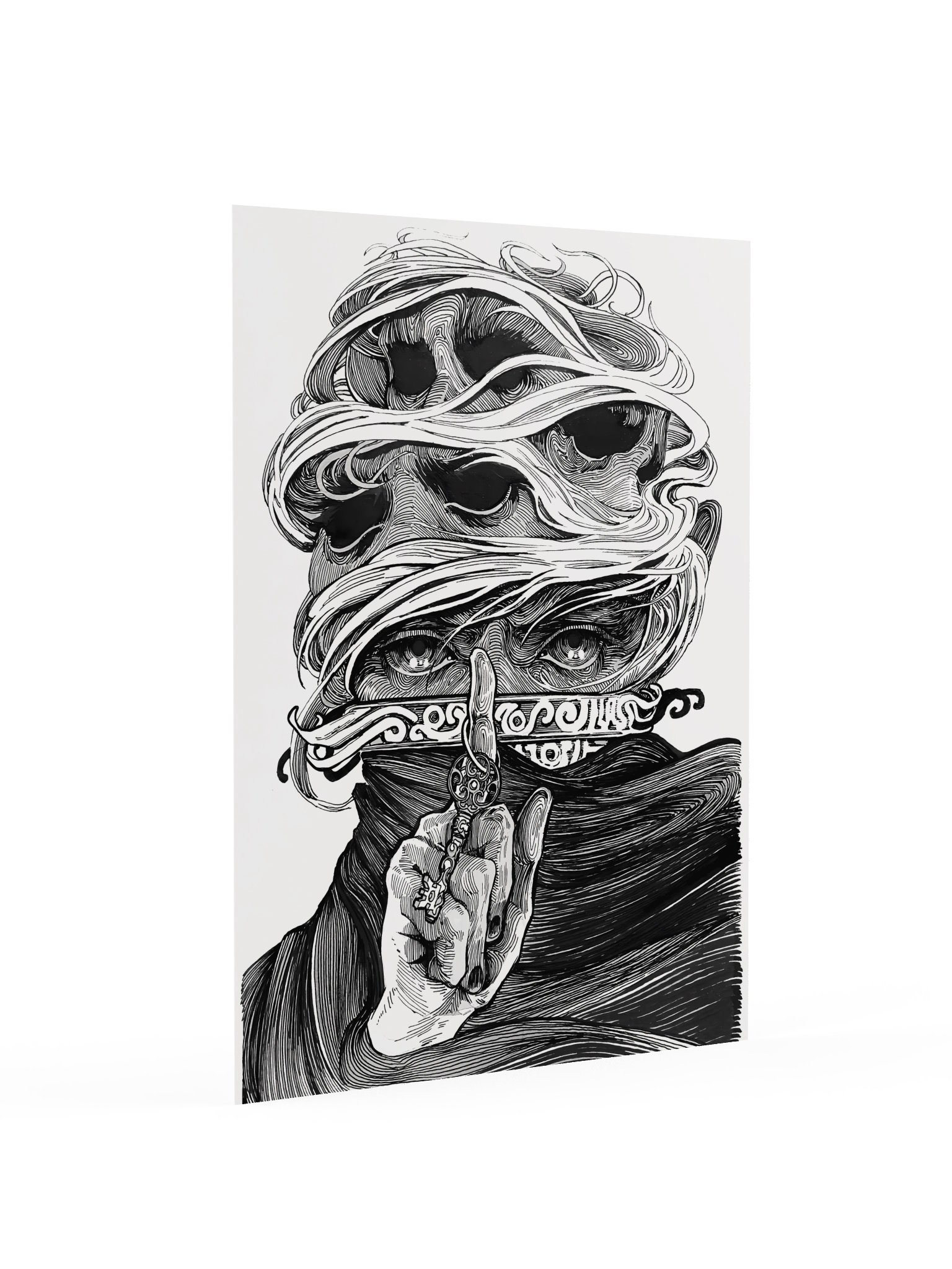 Inktober art. “Mystical” (Poster) product image (2)