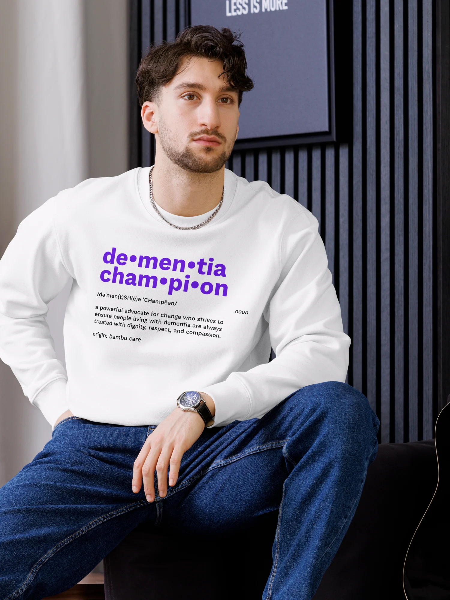 Dementia Champion Sweater - White product image (6)