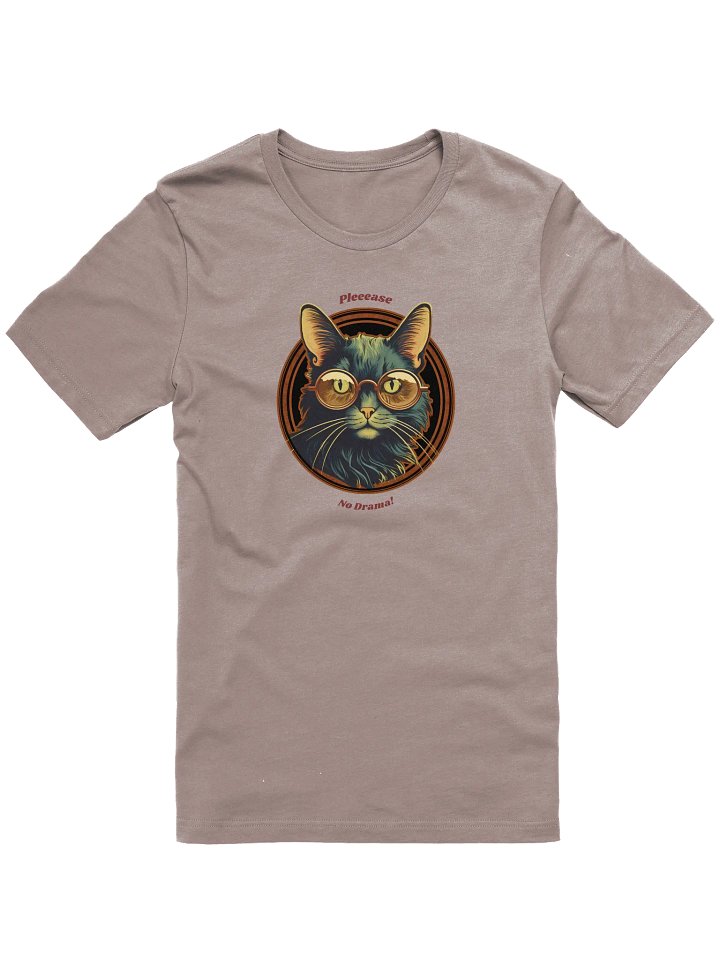 Smarty Cat Round Glasses Tee product image (1)
