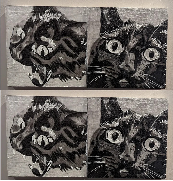 4pc 6x6 Wood Panel - Commission product image (1)