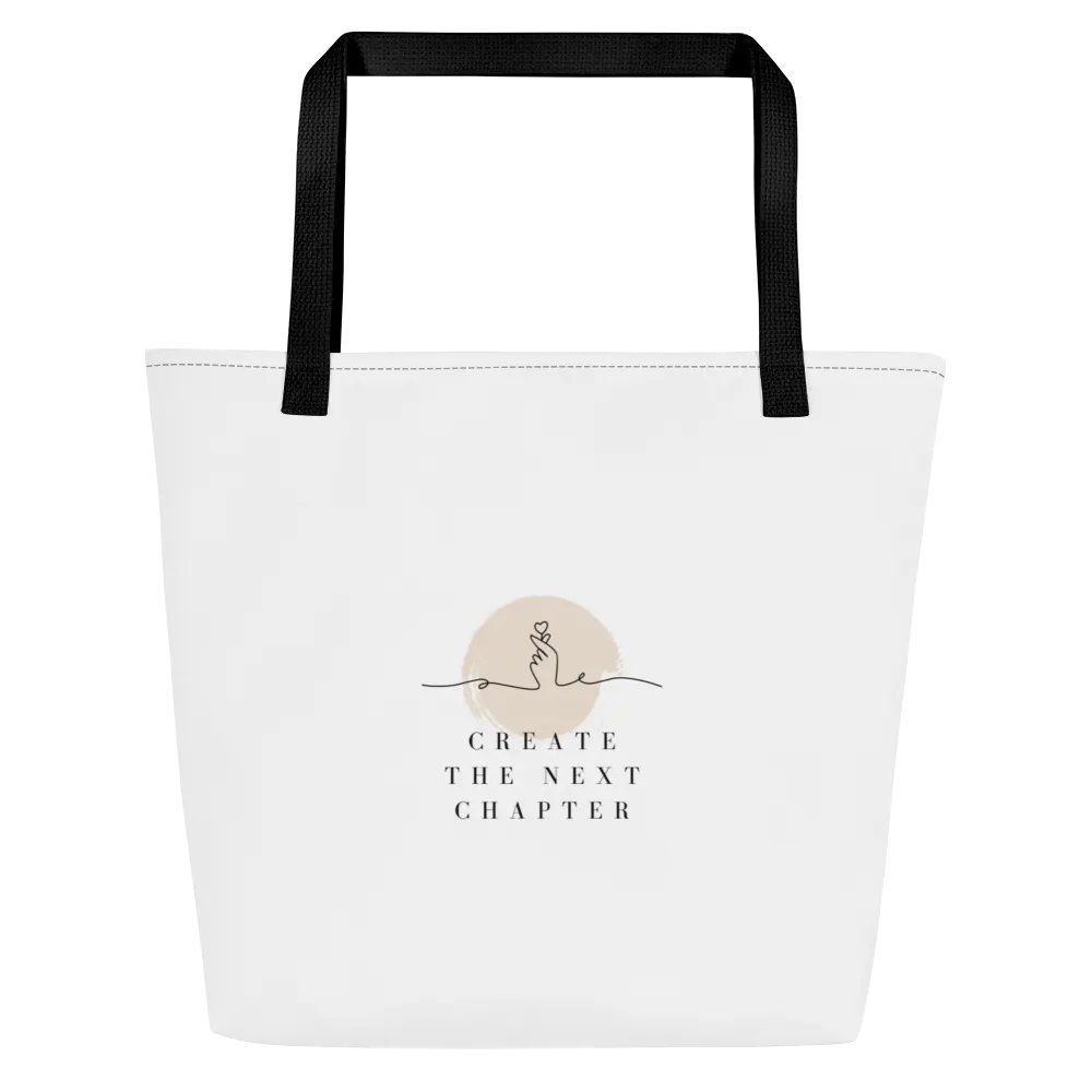 Large Tote Bag w/ Pocket LTFB0143 product image (1)