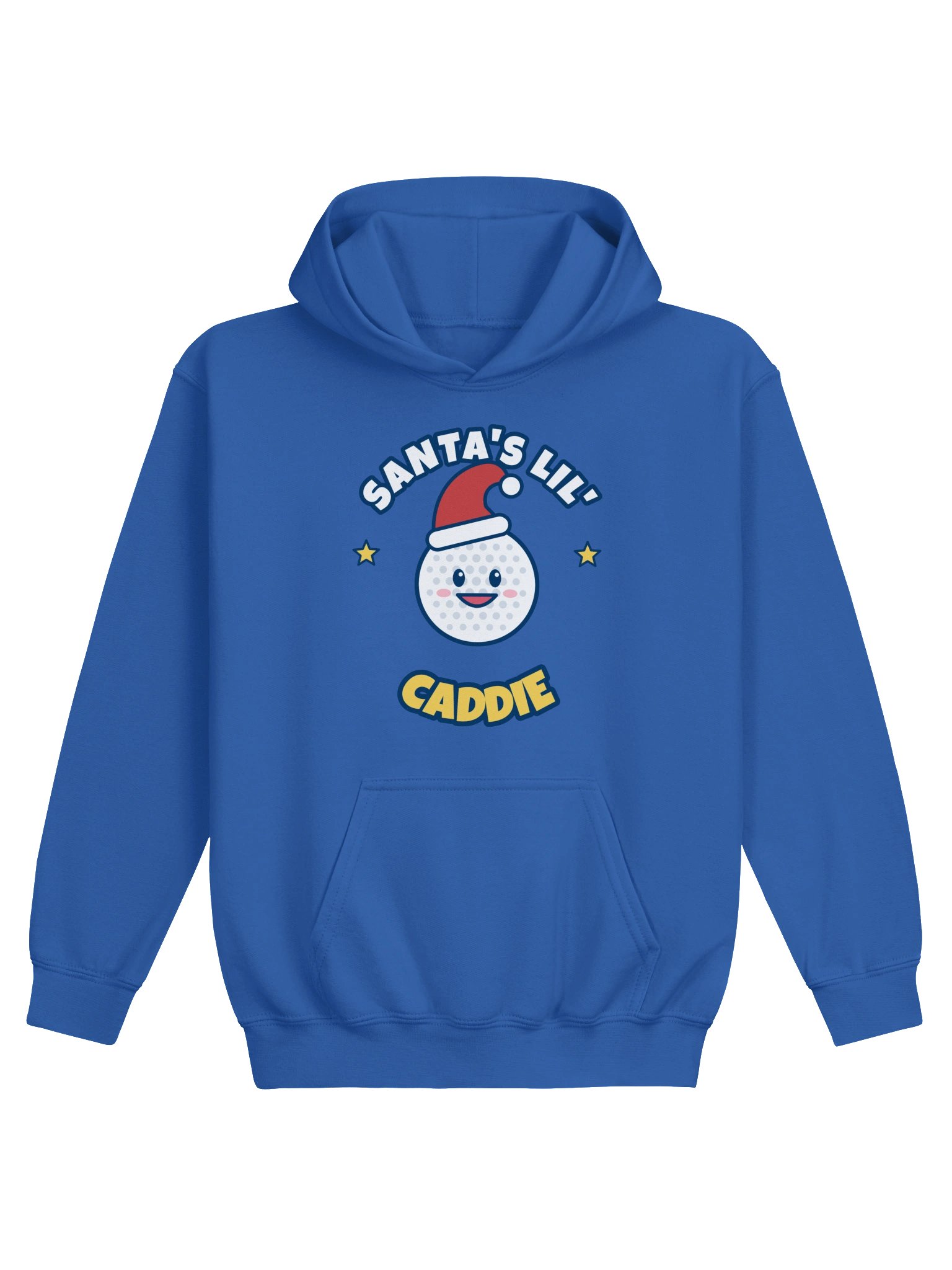 Santa's Lil' Caddie Youth Hoodie product image (1)