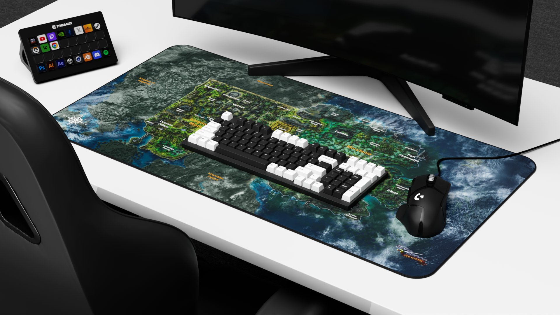 Detailed Misthalin & Morytania Desk Mat product image (3)