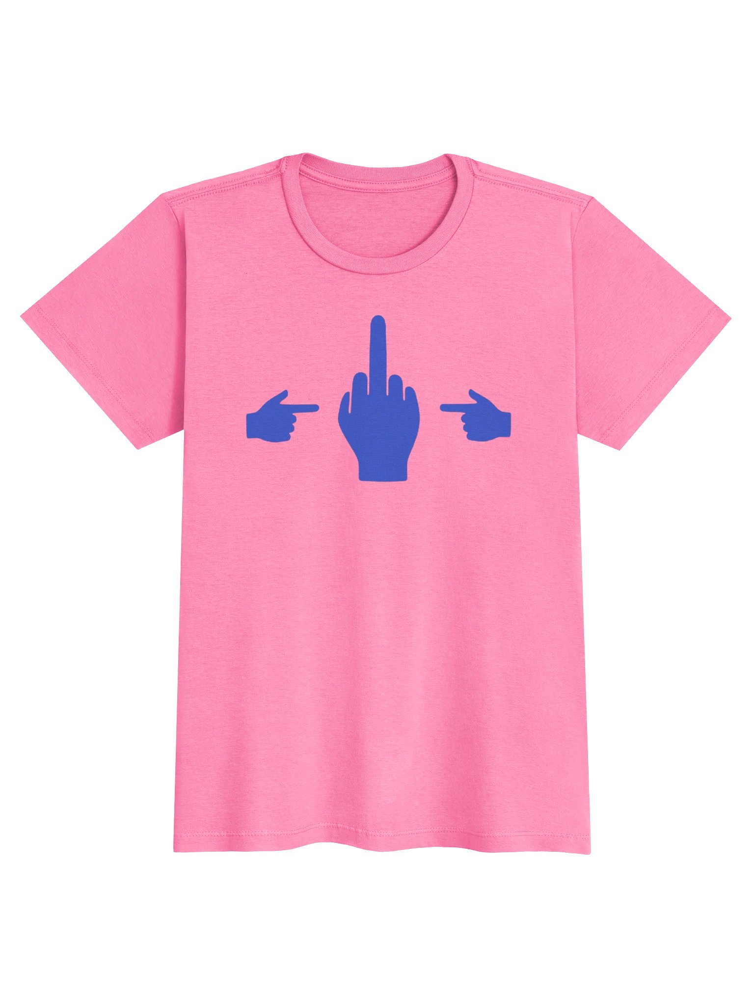 No Middle Finger Point ShopCo Royal Gildan Women’s Tee product image (1)