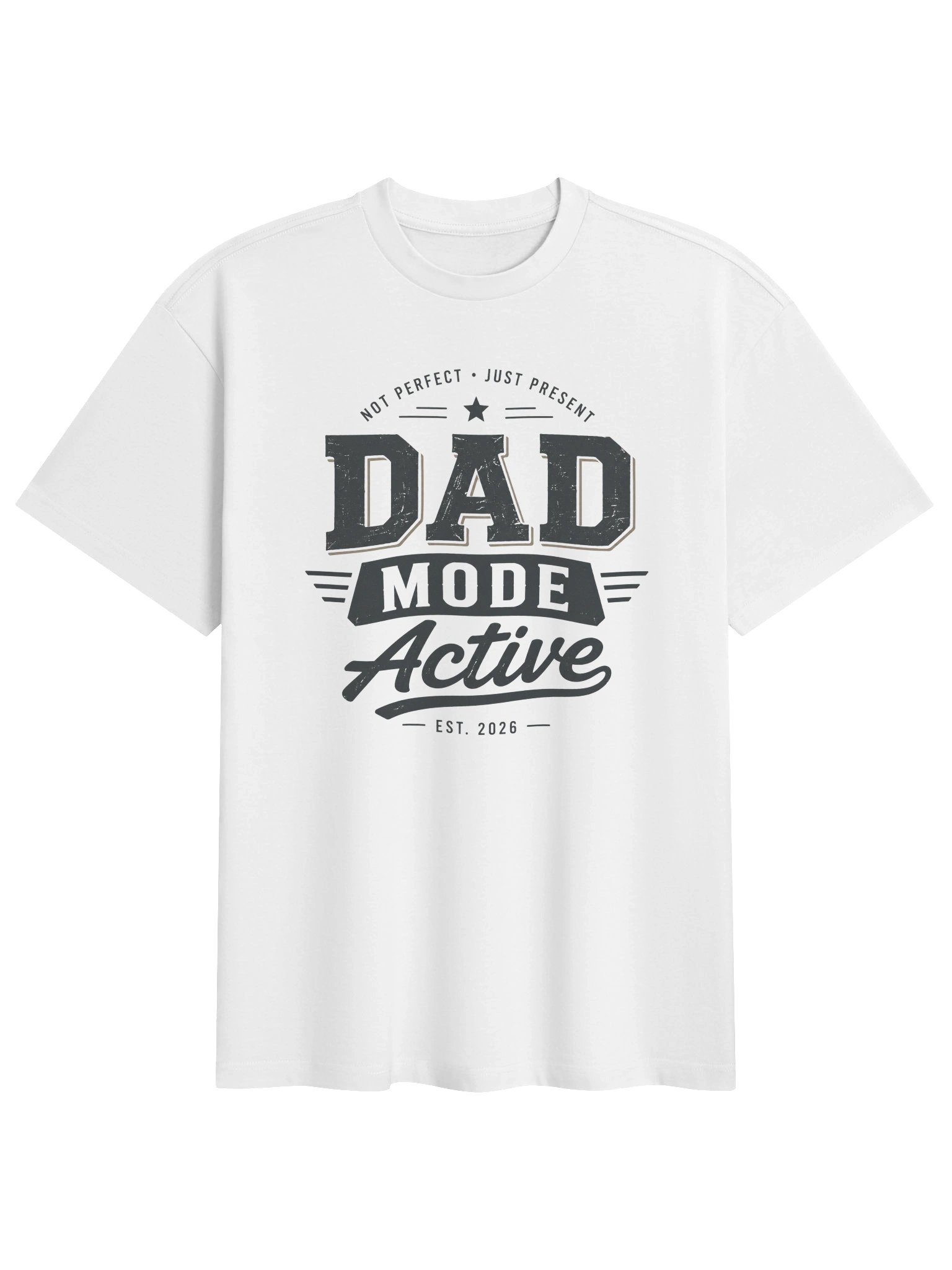 First Father's Day 2026 Gift | Dad Mode Active Vintage T-Shirt product image (5)