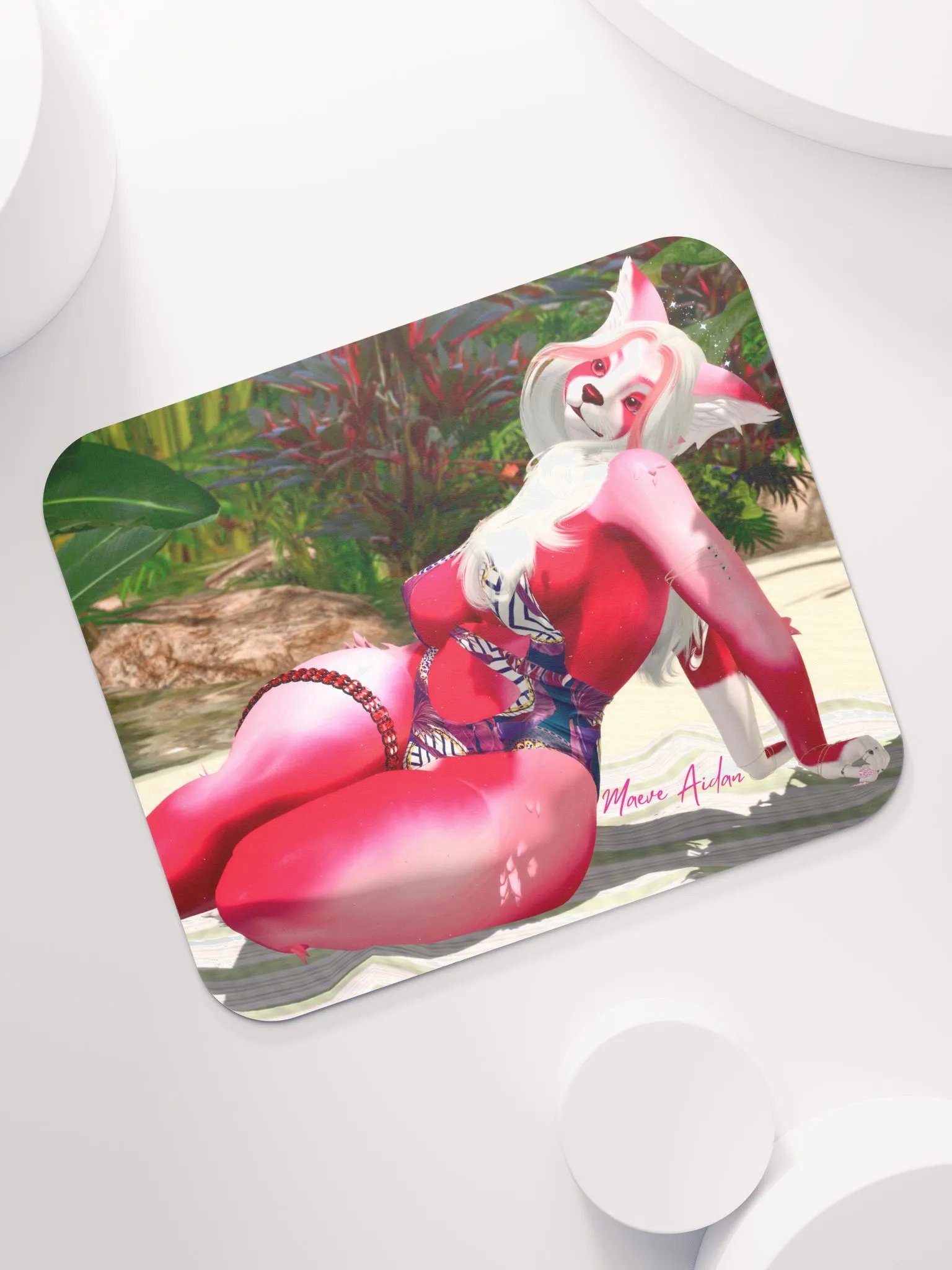 Panda Maeve Pinup2 - Classic Mouse Pad product image (7)