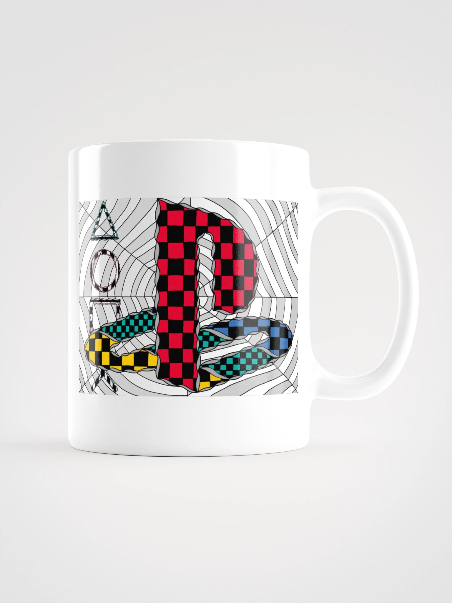 White Glossy Mug (PlayStation v2) product image (3)