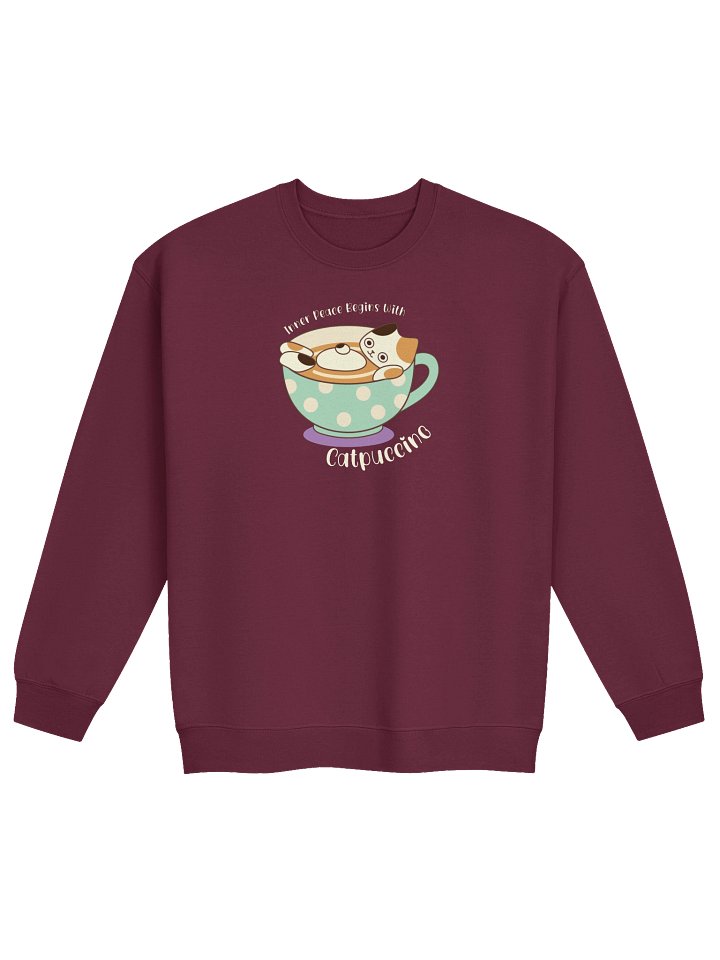 Catpuccino Cat - Unisex Adult Sweatshirt product image (1)