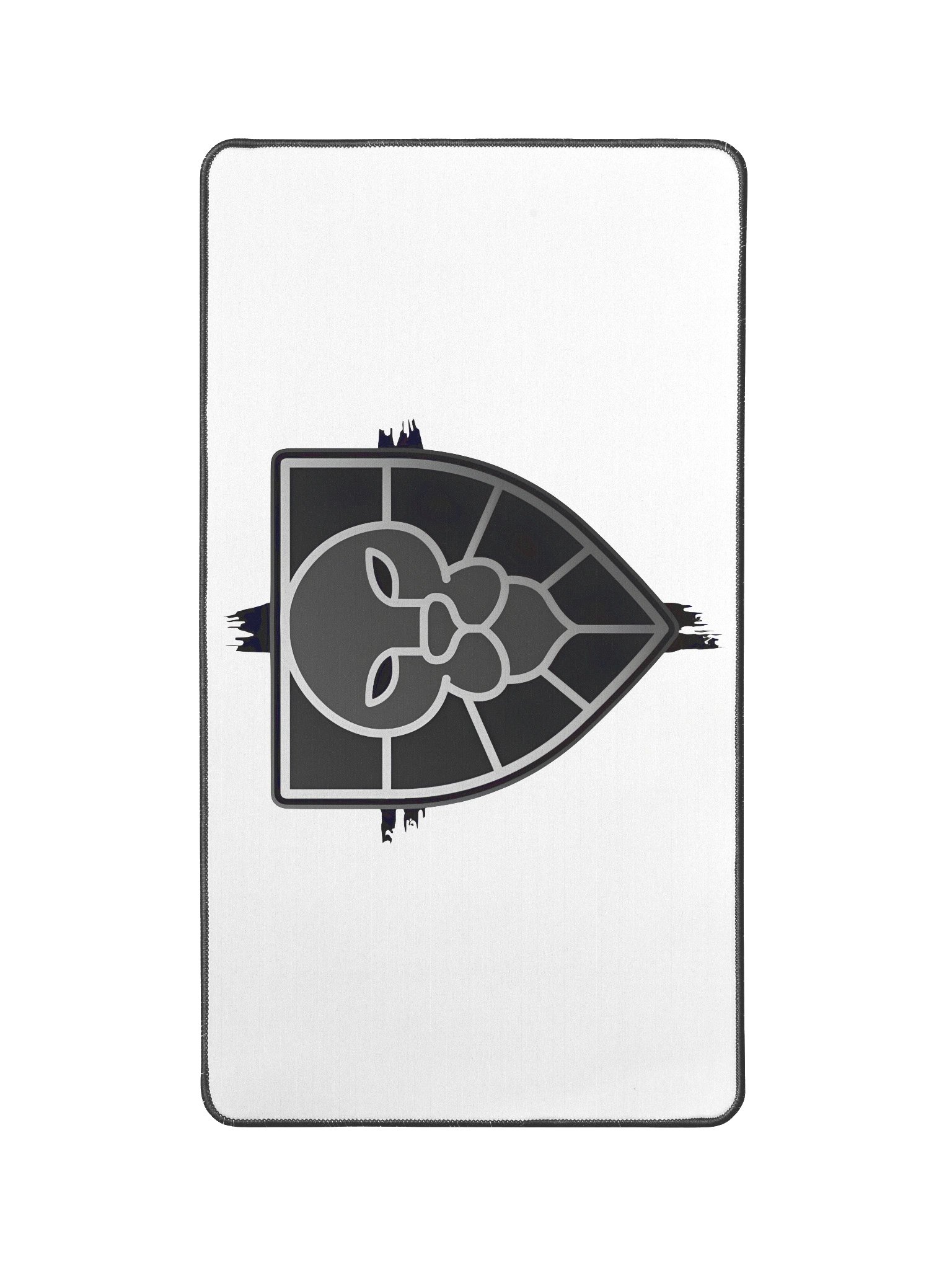 Lion Shield Medium Desk Mat (White) product image (1)