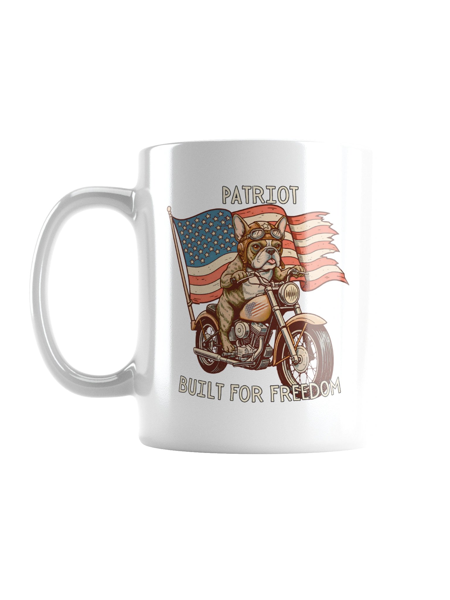 Patriot Bulldog Biker Mug product image (1)