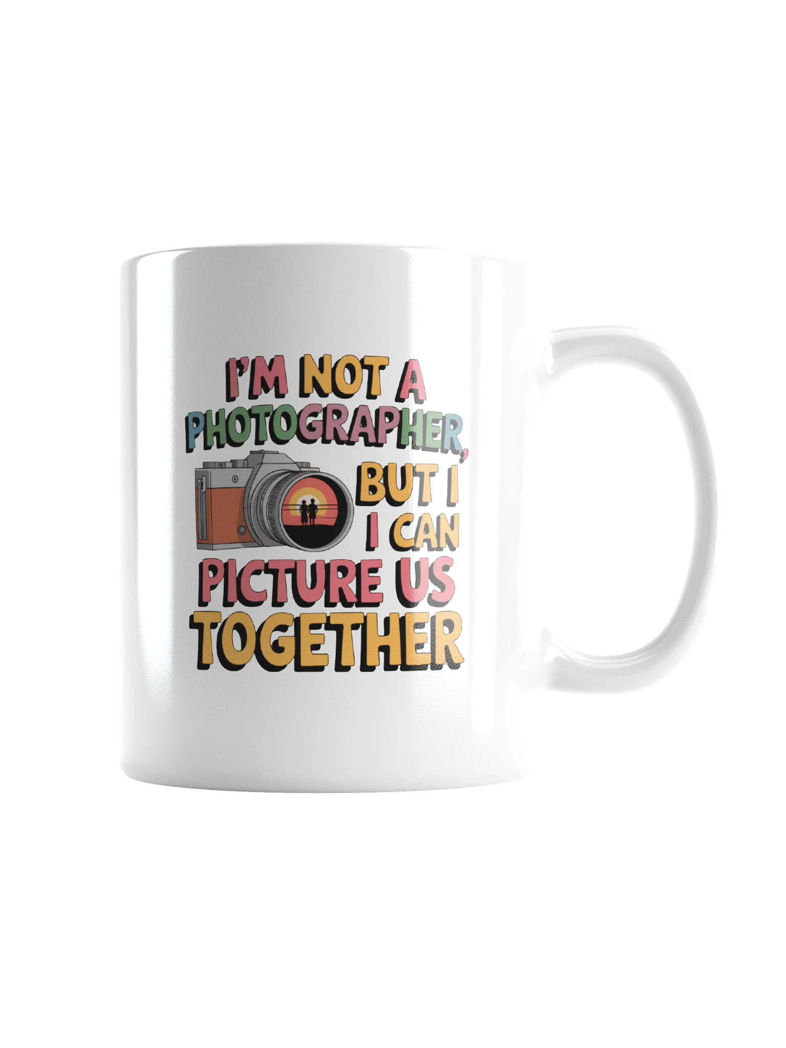 Photographer Valentine's Day Gift | I Can Picture Us Together Mug | Camera Love Pun Gift product image (2)