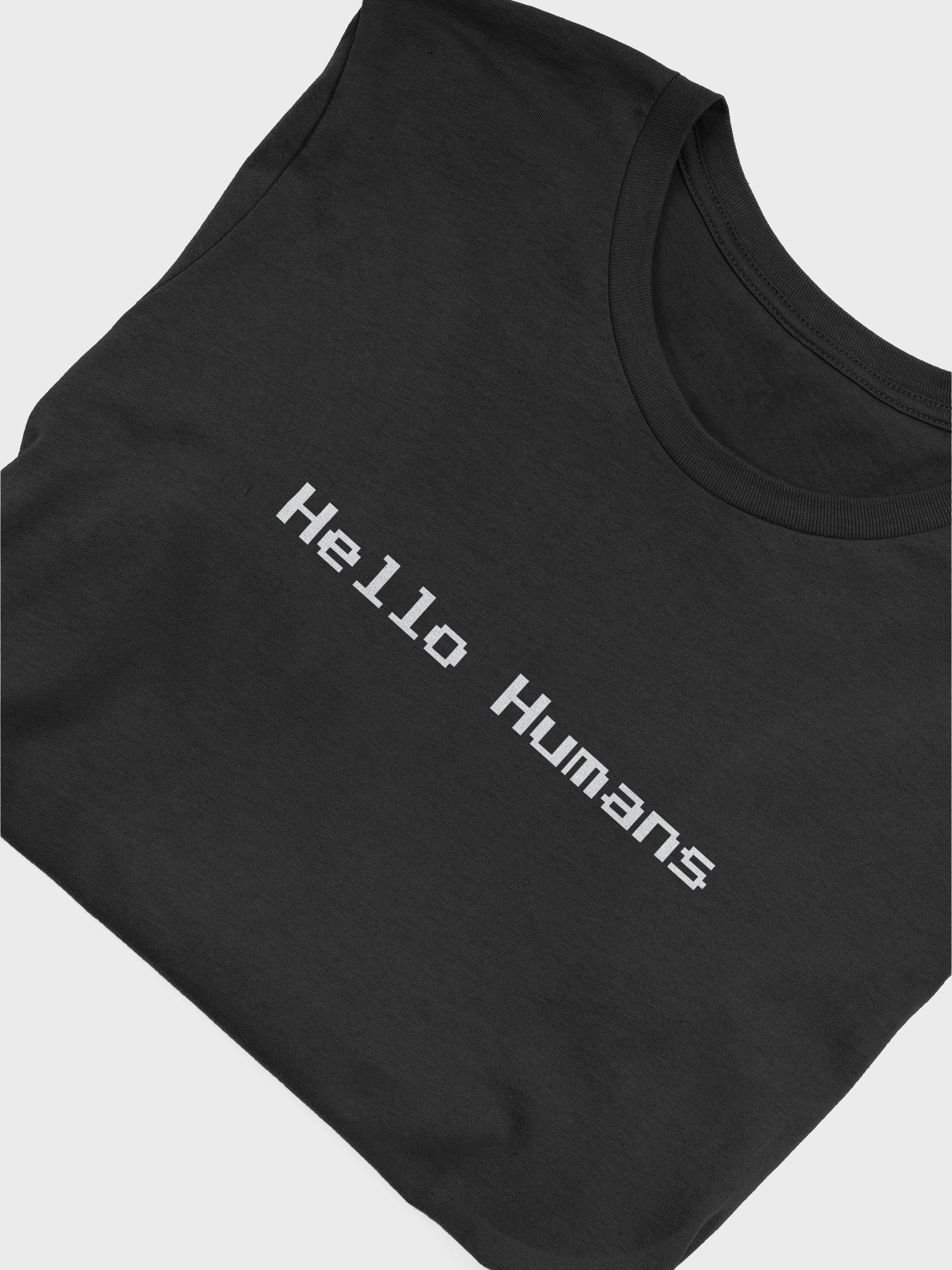Hello Humans (Dark Minimalist Tee) product image (3)