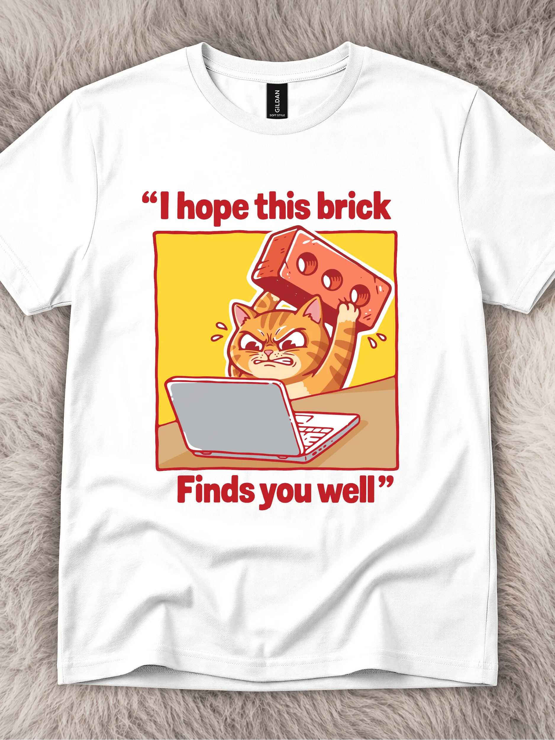 I Hope This Brick Finds You Well Tee product image (21)