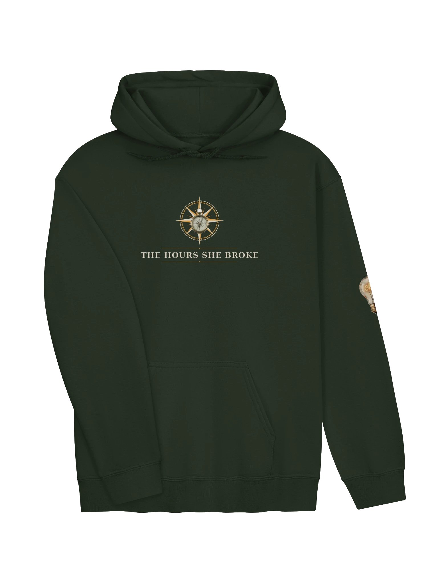 The Hours She Broke — Hoodie (Forest Green) product image (3)