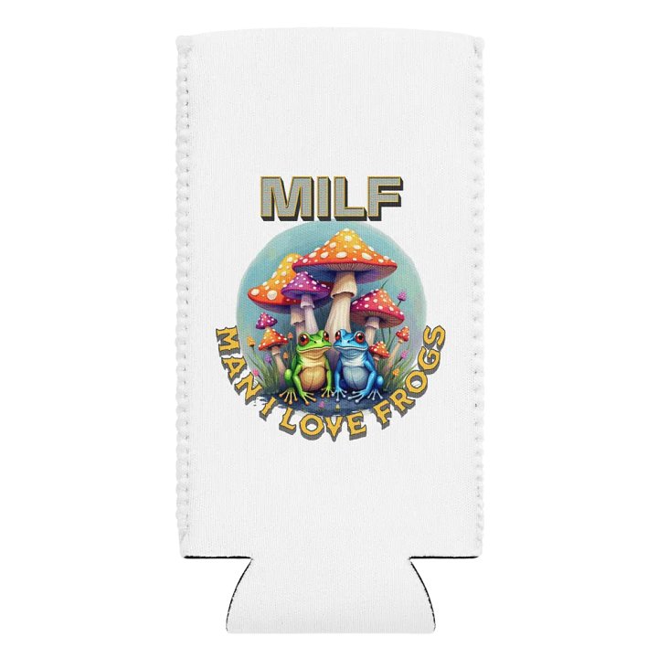 MILF Man I Love Frogs Whimsical Can Cooler product image (2)