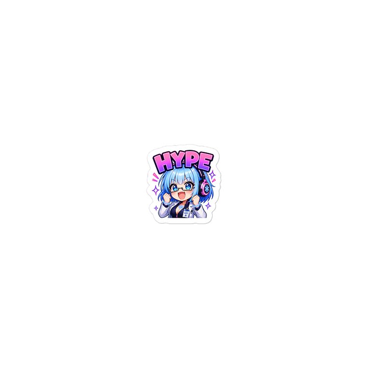 Lady Frost Hype Emote - Die Cut Sticker product image (2)