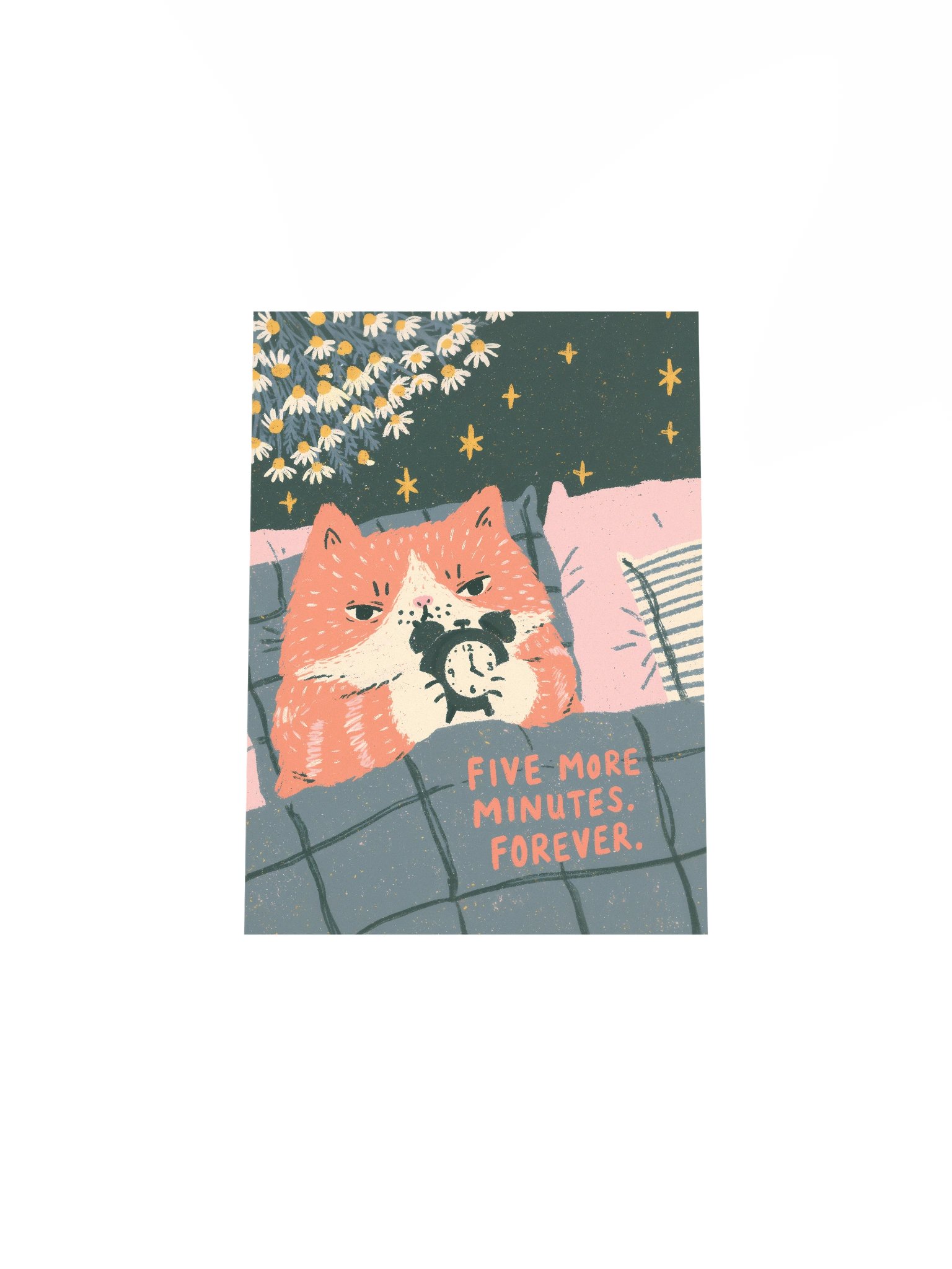 Five More Minutes Cat Poster product image (28)