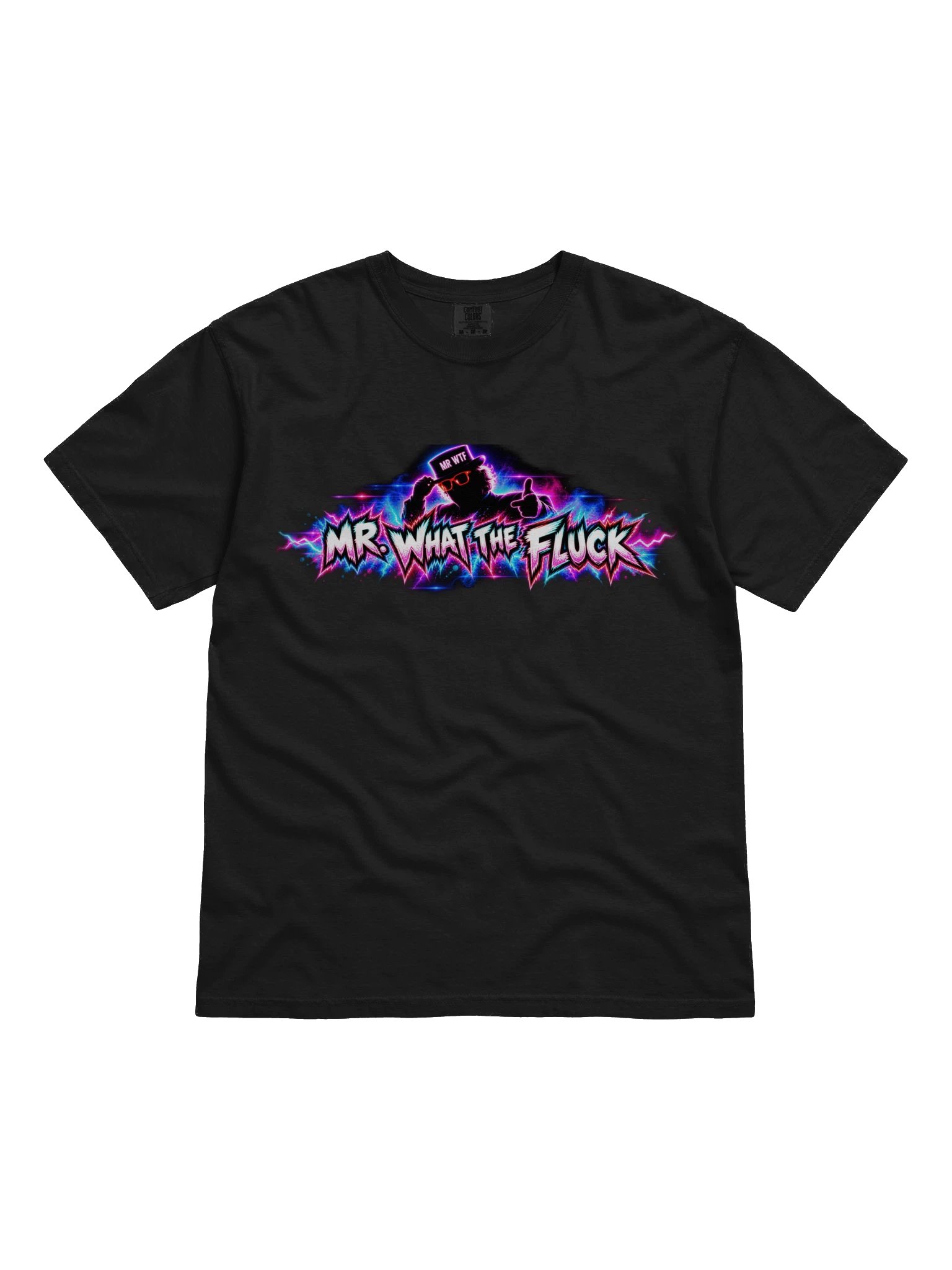 MR. WHAT THE FLUCK T-Shirt - Black product image (8)