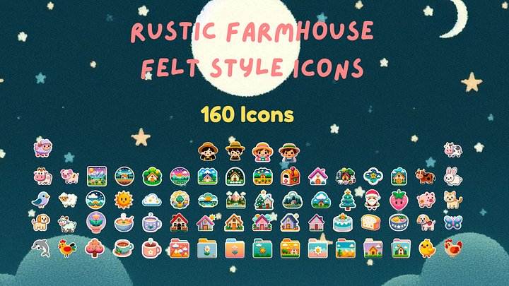 Stardew Valley-ish Inspired Desktop Icons (for Mac, Windows) product image (1)