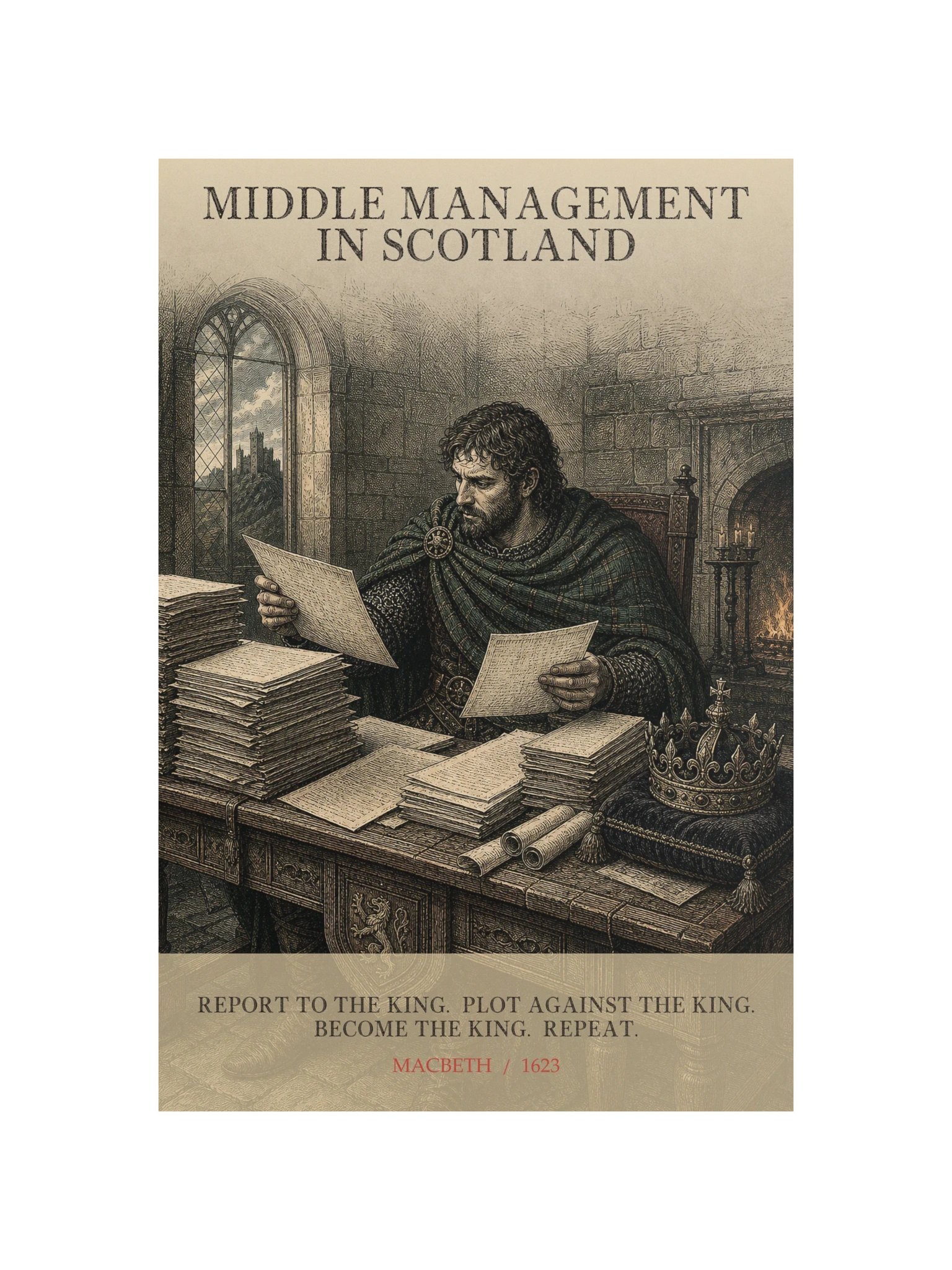Middle Management Scotland -- Macbeth Art Print product image (12)