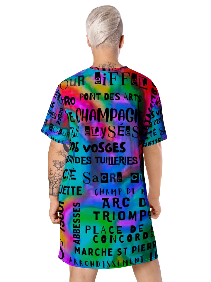 PARIS WORDS - T-SHIRT DRESS [11 sizes] product image (2)