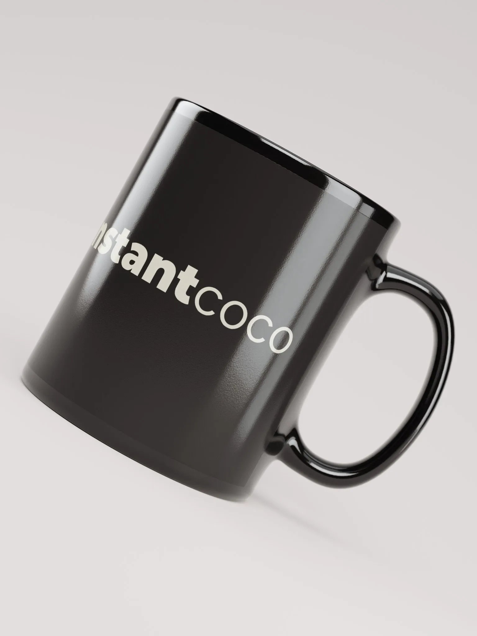 'instantcoco' Logo Mug (black) product image (6)